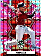 2022 Panini Mosaic #204 Drew Ellis Pink Camo Mosaic