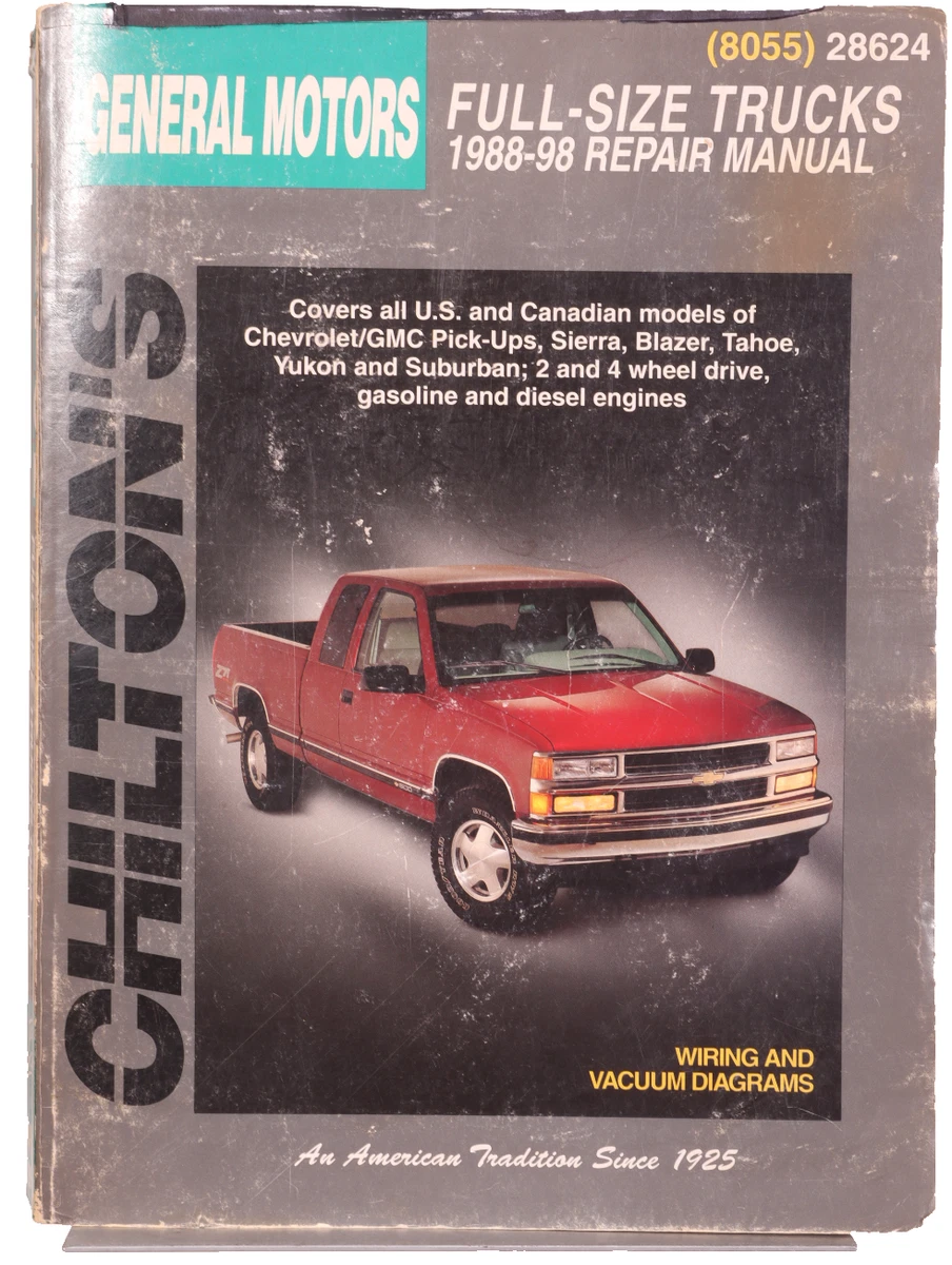 25+ Chevrolet Chilton Car & Truck Service & Repair Manuals for