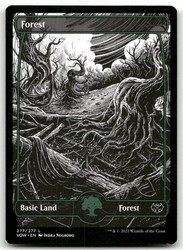 Forest (277) Full Art - Innistrad: Crimson Vow - MTG