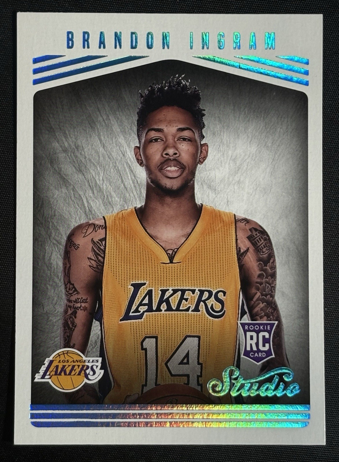 2016-17 Panini Studio Studio Edition Glossy Brandon Ingram #176 Lakers Pelicans