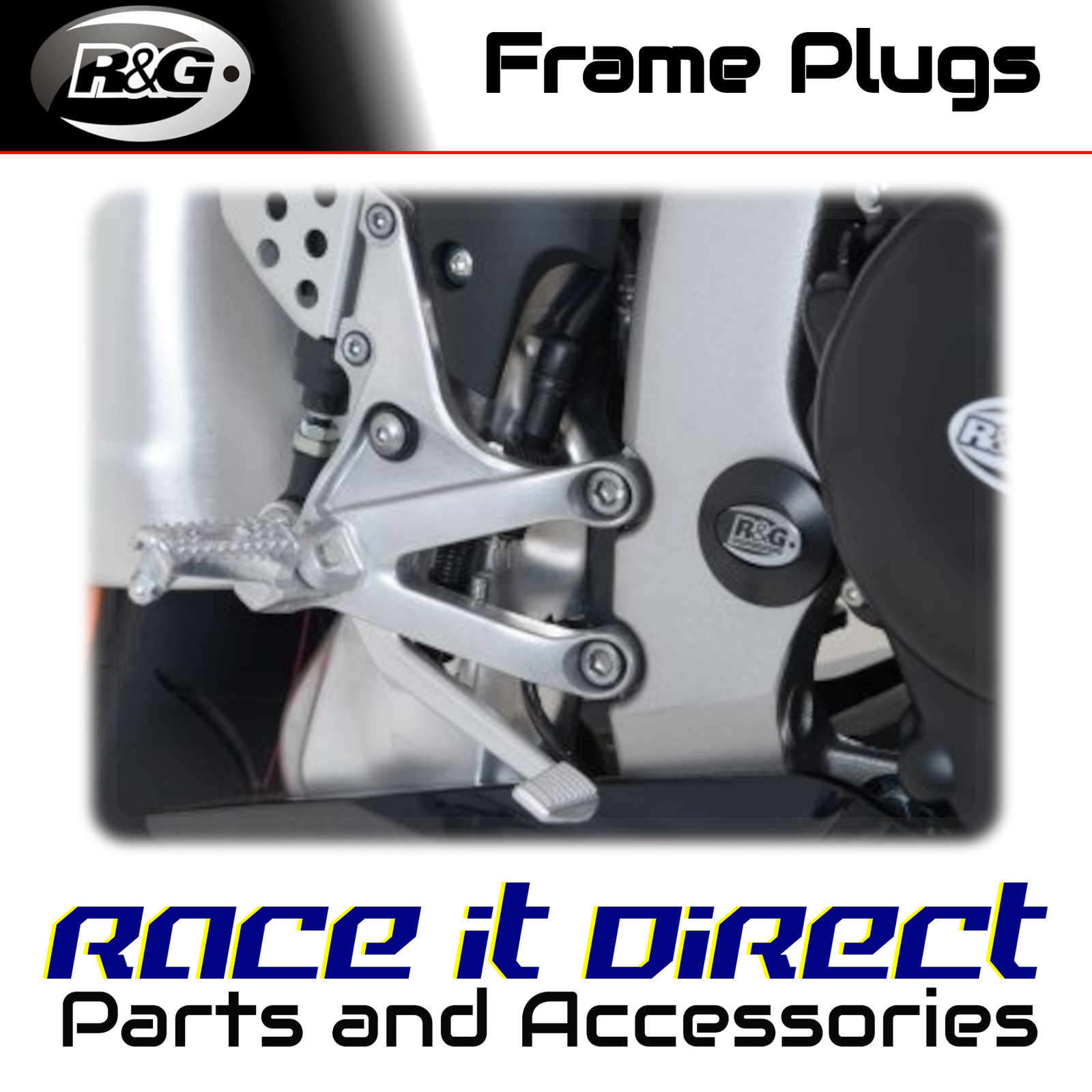 Frame Plugs for Honda CBR600RR 2009-2016 RHS R&G
