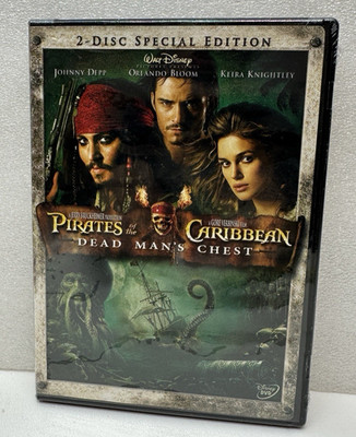 Pirates of the Caribbean Dead Mans Chest DVD 2006 2-Disc Extended Edition Sealed