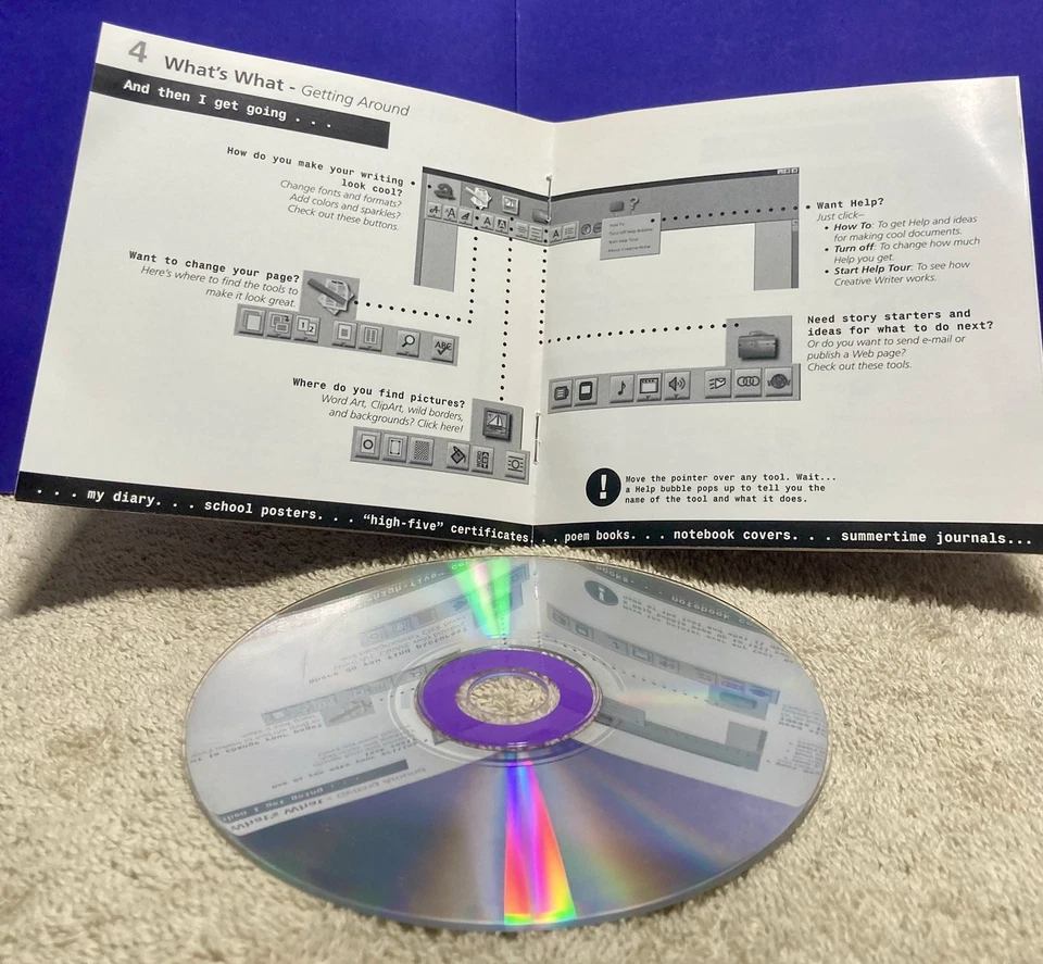 Microsoft Creative Writer 2 CD-ROM Windows Operating Systems - Image 2 of 3