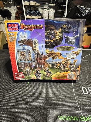 Mega Bloks Construx Dragons Wizards Strong Box 9806 NEW SEALED 