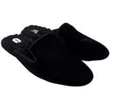 Birdies black velvet slipper womens size 10 The Phoebe Slide Slip On Shoes