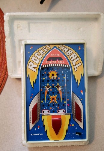 Vintage Pocket Pinball By Tandy Radio Shack Electronic Toys WORKS with Styrofoam - Picture 11 of 23