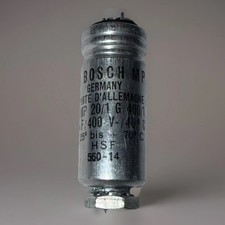Bosch KO/MP 1uF 400V NOS Metal Paper Capacitor Vintage Tube Audio