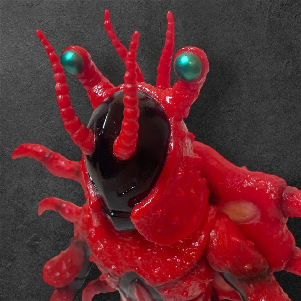 ZARIGARNA Kamen Rider Villano Mariscal Armadura Cangrejo Kaijin General Yoroi 12” Foto 4 de 4