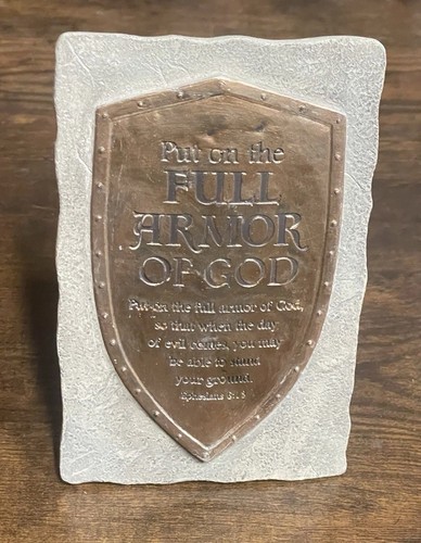 Put On The Full Armor Of God Scripture Plaque 6x4