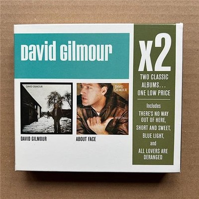 DAVID GILMOUR DEBUT ALBUM + ABOUT FACE CD 2008 issue - 2 x CDs in slipcase/box -