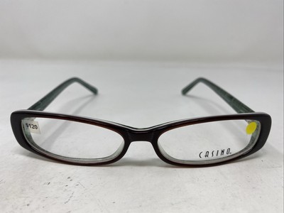 Casino Eyewear LILY BROWN MINT 51-14-135 Plastic Full Rim Eyeglasses Frame !836