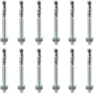 Bolt Anker M10, 12er Set, Schwerlast, Beton, galvanisiert, Befestigung