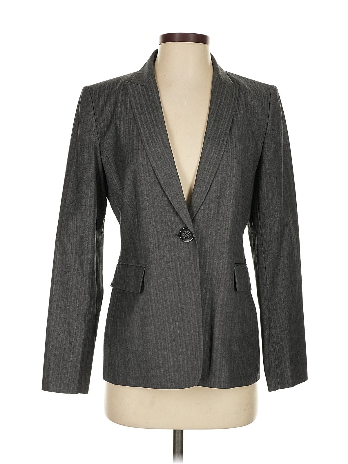 Calvin Klein Women Gray Blazer 4