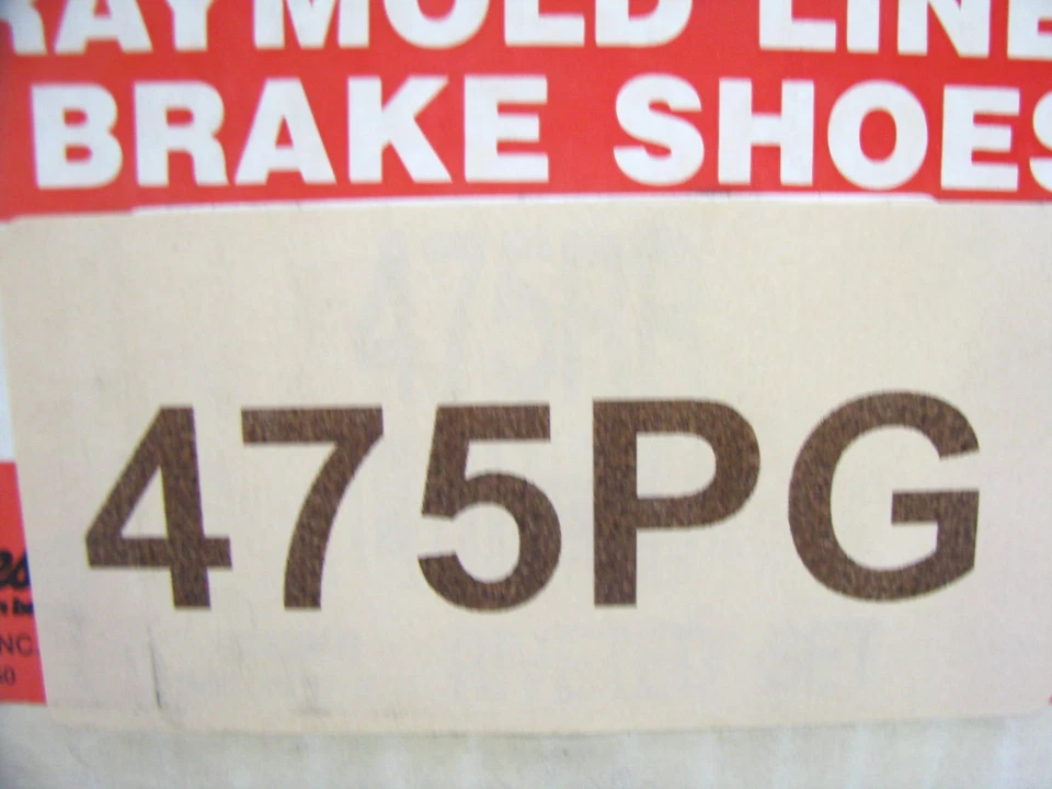 Zapatas de freno de tambor trasero Raybestos 475PG para Dodge CB300 1978-1980 Foto 3 de 3