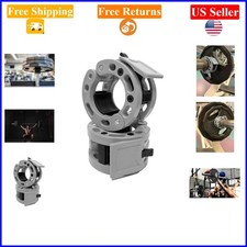 Gray 2-Inch Olympic Barbell Collars Quick Release Locking Weight Clips Pair