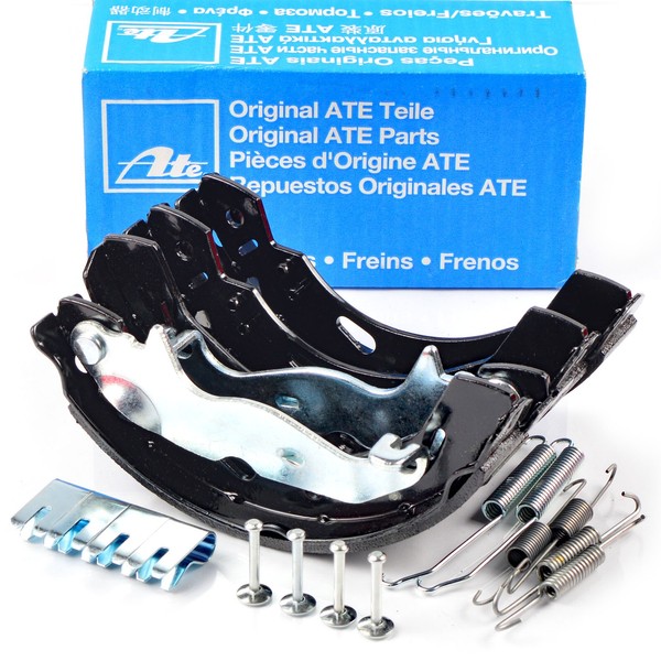 ATE 03.0137-0497.2 Bremsbacken + Federnsatz Handbremse FüR Ford Fiesta VI KA III-image