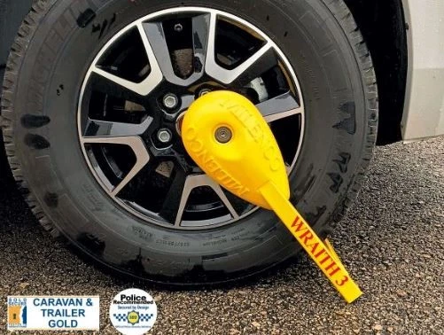 Milenco Wraith 3 Motorhome Wheel Lock Clamp MOTORHOMES ONLY