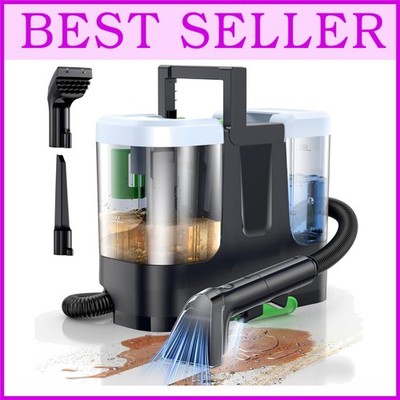 Carpet Shampooer for Area Rugs & Couches - Self-Cleaning**