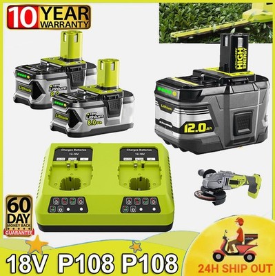 18V 8Ah 12Ah Akku für RYOBI AKKU 18V One Plus Lithium RB18L50 P108 P109 Batterie