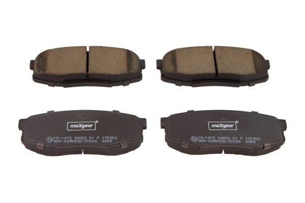 1 X Bremsbelagsatz BremsbeläGe Maxgear 19-1473 FüR Toyota-image