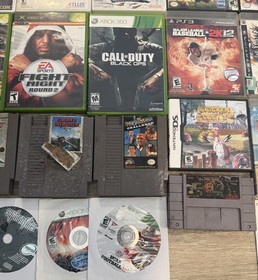 Video Game Lot NON WORKING Gamecube PS2 Wii PS3 NES DS Xbox Xbox 360 SNES