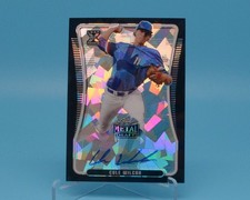 Cole WILCOX 2020 Leaf Metal Draft Black Atomic Parallel AUTO /5