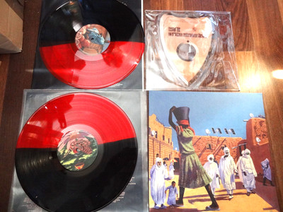 The Mars Volta The Bedlam In Goliath 2xLP  RED / BLACK VINYL + Shape 7''  NM