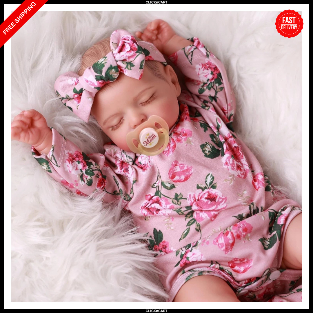 Sleeping Realistic Newborn Soft Full Body 20 Inch Waterproof