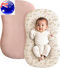 2Pcs Muslin Bassinet Sheet Fitted Bassinet Sheets Set,Comfortable Bed Sheet Matt