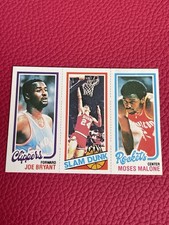 1980-81 Topps - Moses Malone, Bobby Jones, Joe Bryant Kobes Dad.  Nmt. Id 111
