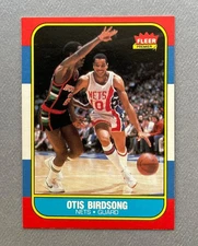 1986-87 Fleer Basketball Otis Birdsong #10 New Jersey Nets