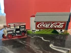 Sheila’s Coca-Cola Brand Collectibles Vintage Wood Shelf Sitter Lot 2 Barn Truck