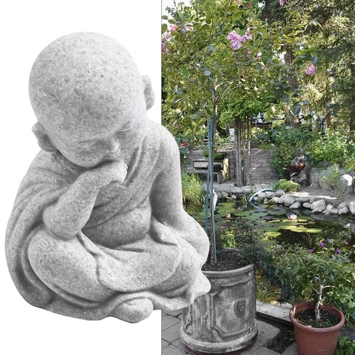 Small Wise Buddha Monk Figurines Ornaments Statues See Speak Hear No Evil - Picture 8 of 76