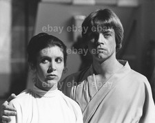 STAR WARS CARRIE FISHER MARK HAMILL RARE 10X8 INCH