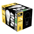 Brilliant B22 A60 1055lm LED Dimmable 11W Globe  Warm white - 6 Pack