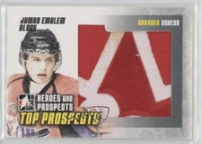 2009-10 ITG Heroes and Prospects Top Jumbo Emblem Black /6 Brayden Schenn 4p5