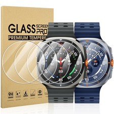 Suoman 4-Pack for Samsung Galaxy Watch Ultra 47mm Screen 47mm, Clear