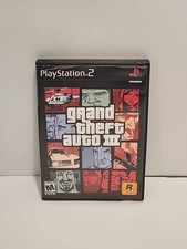 Grand Theft Auto III GTA 3 PS2 PlayStation 2 Game & Case Tested No Manual 