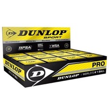 Dunlop Double Yellow Dot Official Squash Balls Pack of 12 by Dunlop