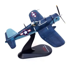 1/72 WWII USN F4U Corsair Fighter VF-17 Jolly Rogers Simulation Military Model