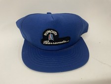 Plymouth Barracuda Blue Vintage Snapback Trucker Style Hat New Made In Usa