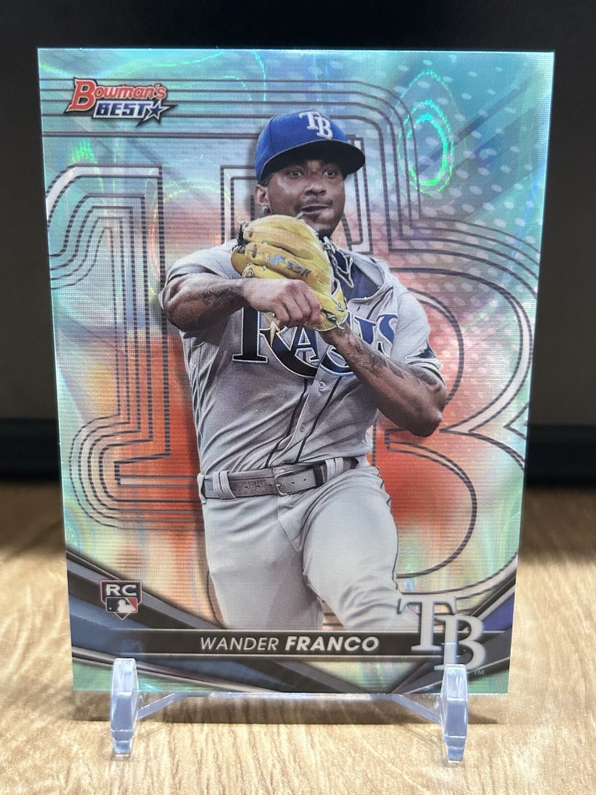 2022 Topps Bowman's Best Baseball Aqua Lava Refractor #39 Wander Franco /199