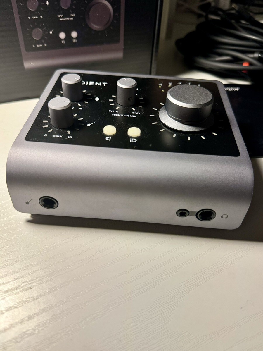 Audient ID-4 MKII Premium 1 Channel USB Audio Interface for