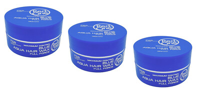 Red One Maximum Control Blue Hair Wax Haarwachs 3x 150ml (450ml) BLUE
