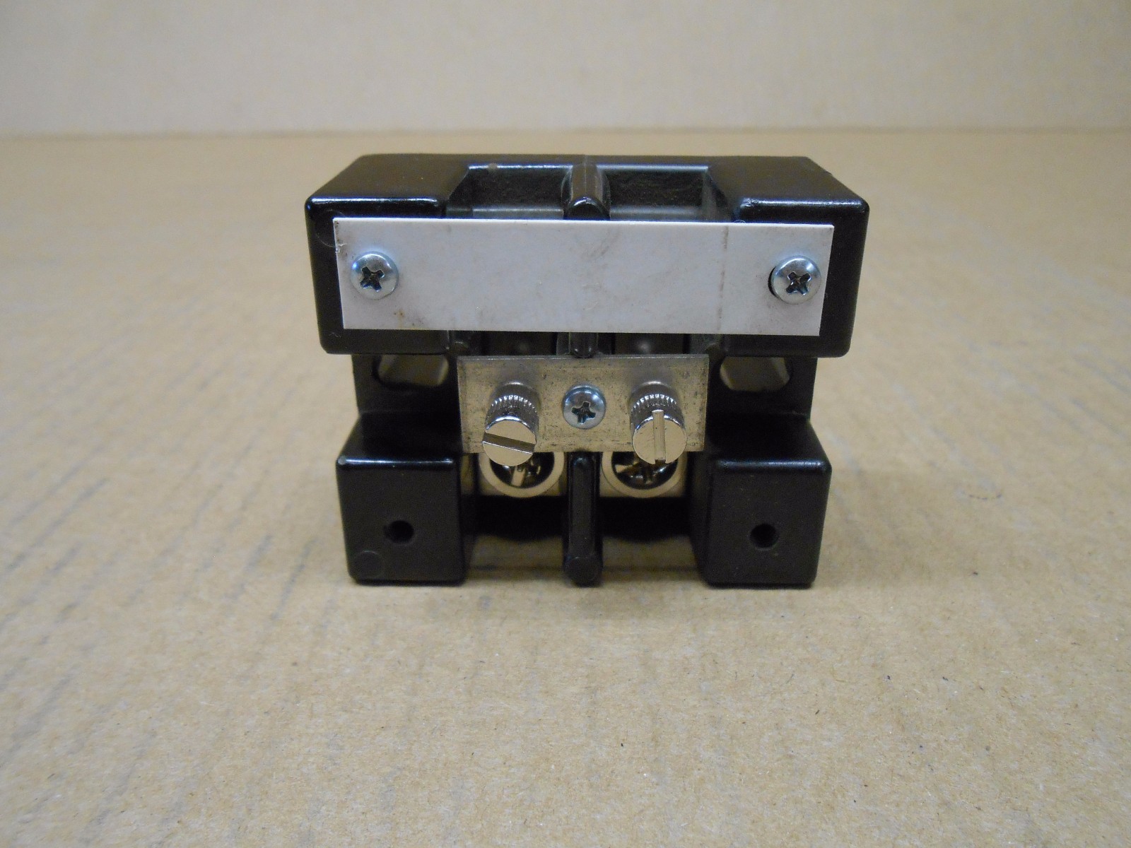 NEW MARATHON 1602SC TERMINAL BLOCK 30 AMP 2 POLE 600V 2 SHORTING PINS