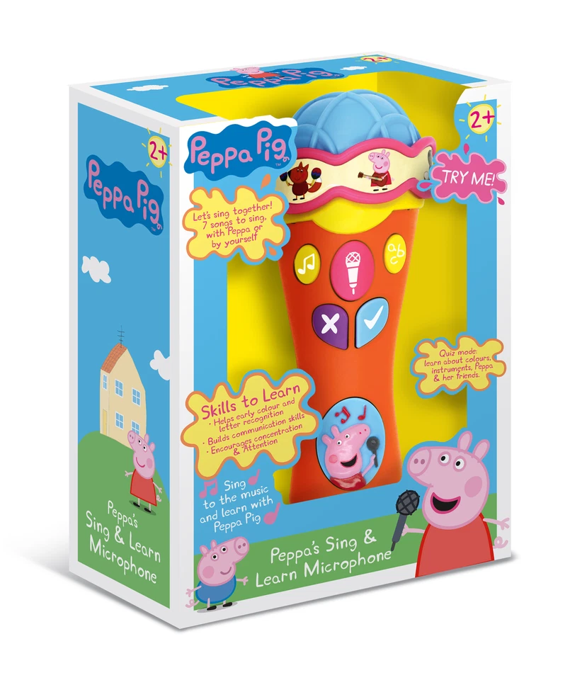 Peppa Pig's Singalong & Learn Microphone - NEW