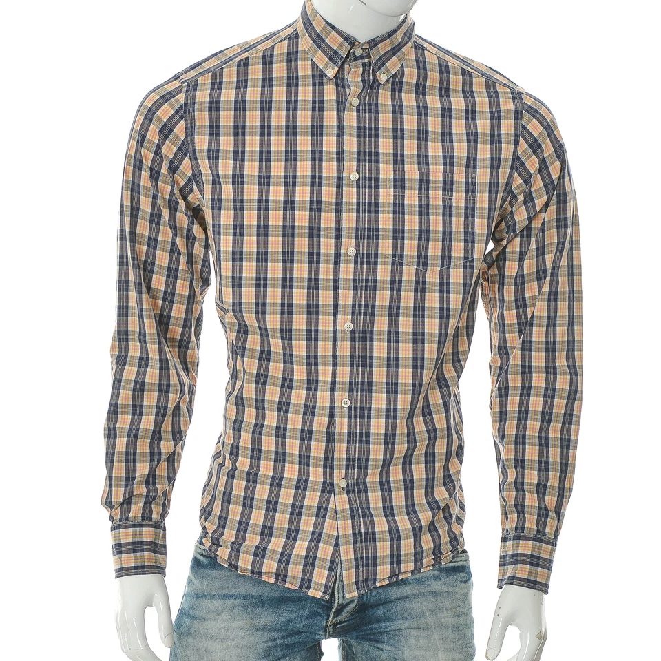 Peak Performance Men's Button Down Plaid Shirt Casual Long Sleeve Size L genuine - Image 2 of 4