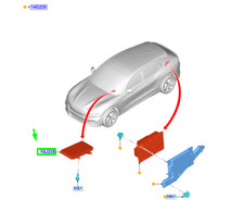 Module de charge sans fil FORD Mustang Mach-E 2641479 NEUF ORIGINAL
