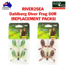 RIVER2SEA Dahlberg Diver Frog 60R (REPLACEMENT PACKS) Spare leg + Spare lip pack