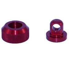 GFRP IRS IRS4063R 2PC SHOCK CAP RED